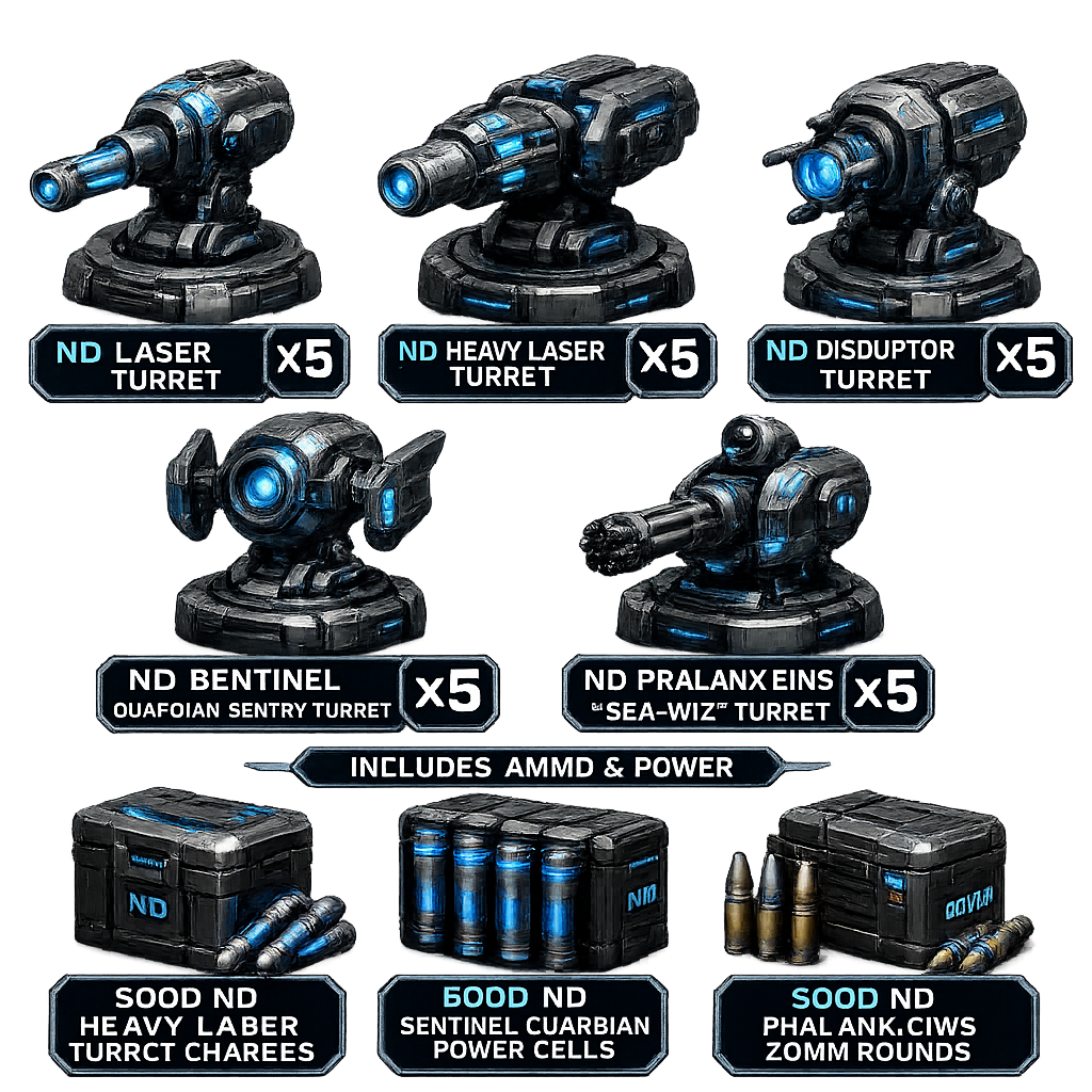 Small Universal ND Turret Set