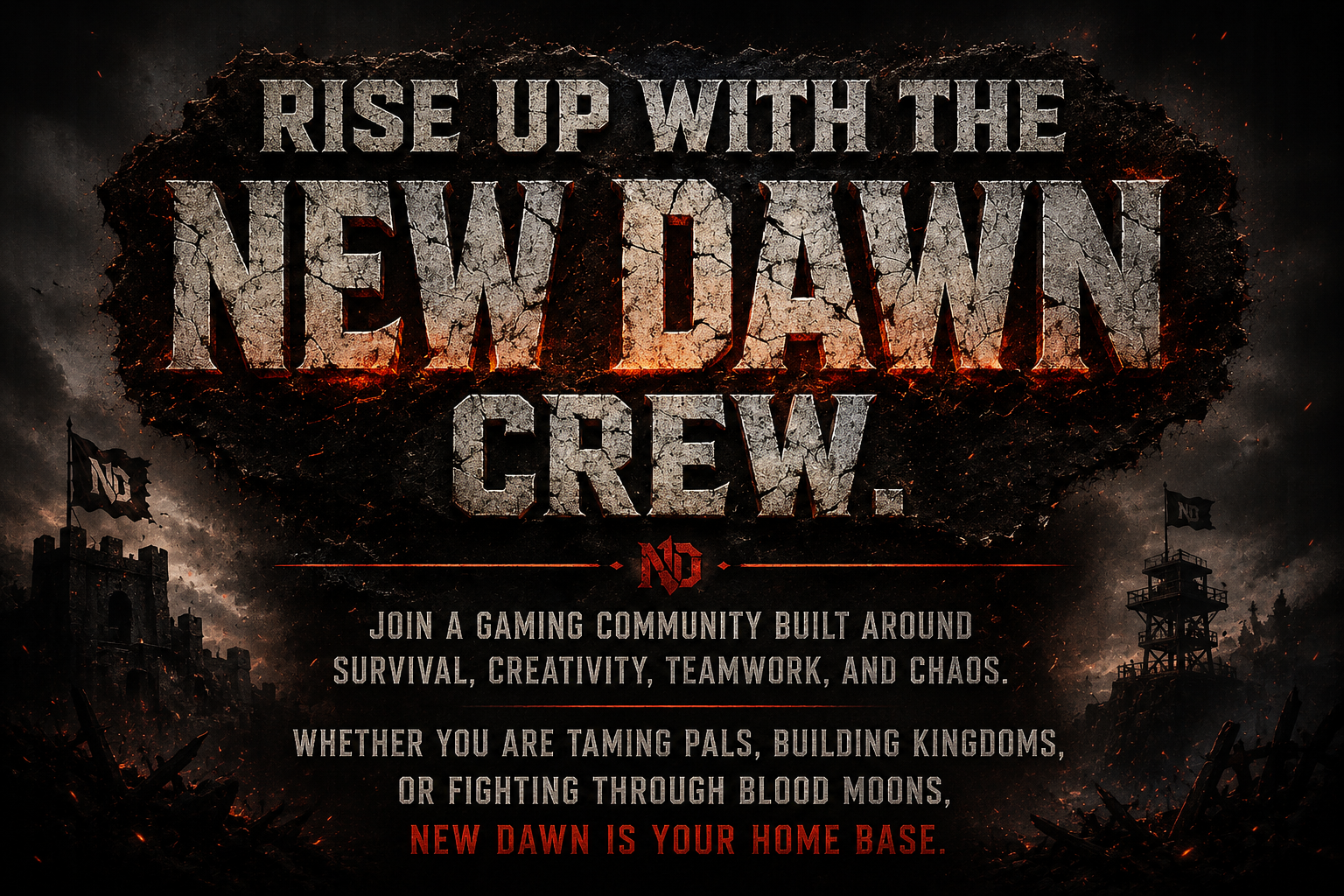Rise up with the New Dawn crew.